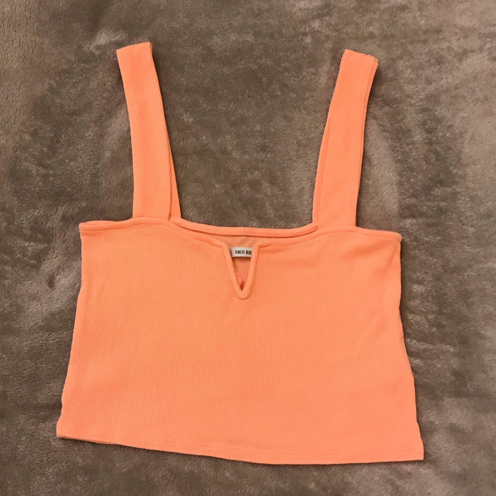 Orange Kimchi Blue Crop Top